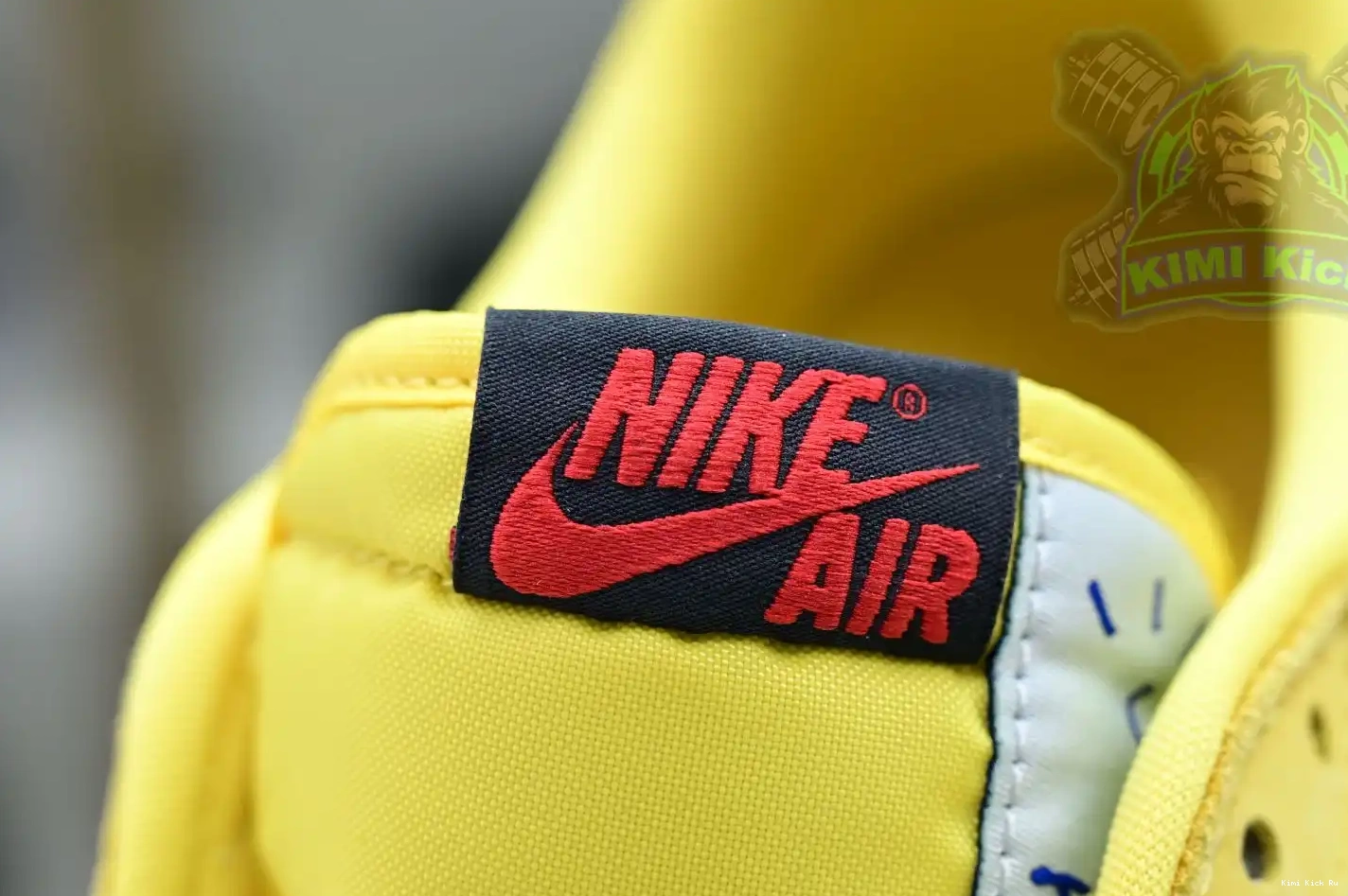 Kimikick Air 1Low x Jordan Canary Scott Travis Jordan 0325